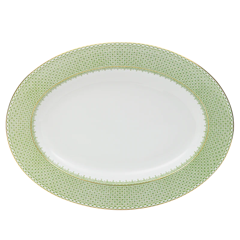 Apple Lace Oval Platter