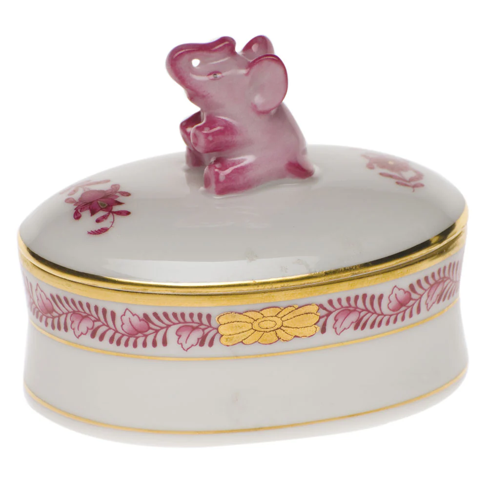 Oval Box - Elephant