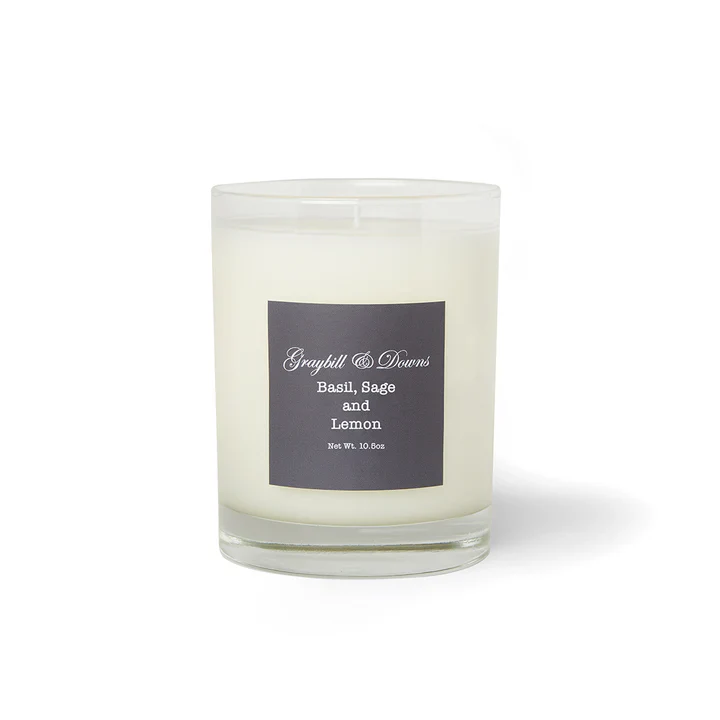 Basil, Sage and Lemon Candle