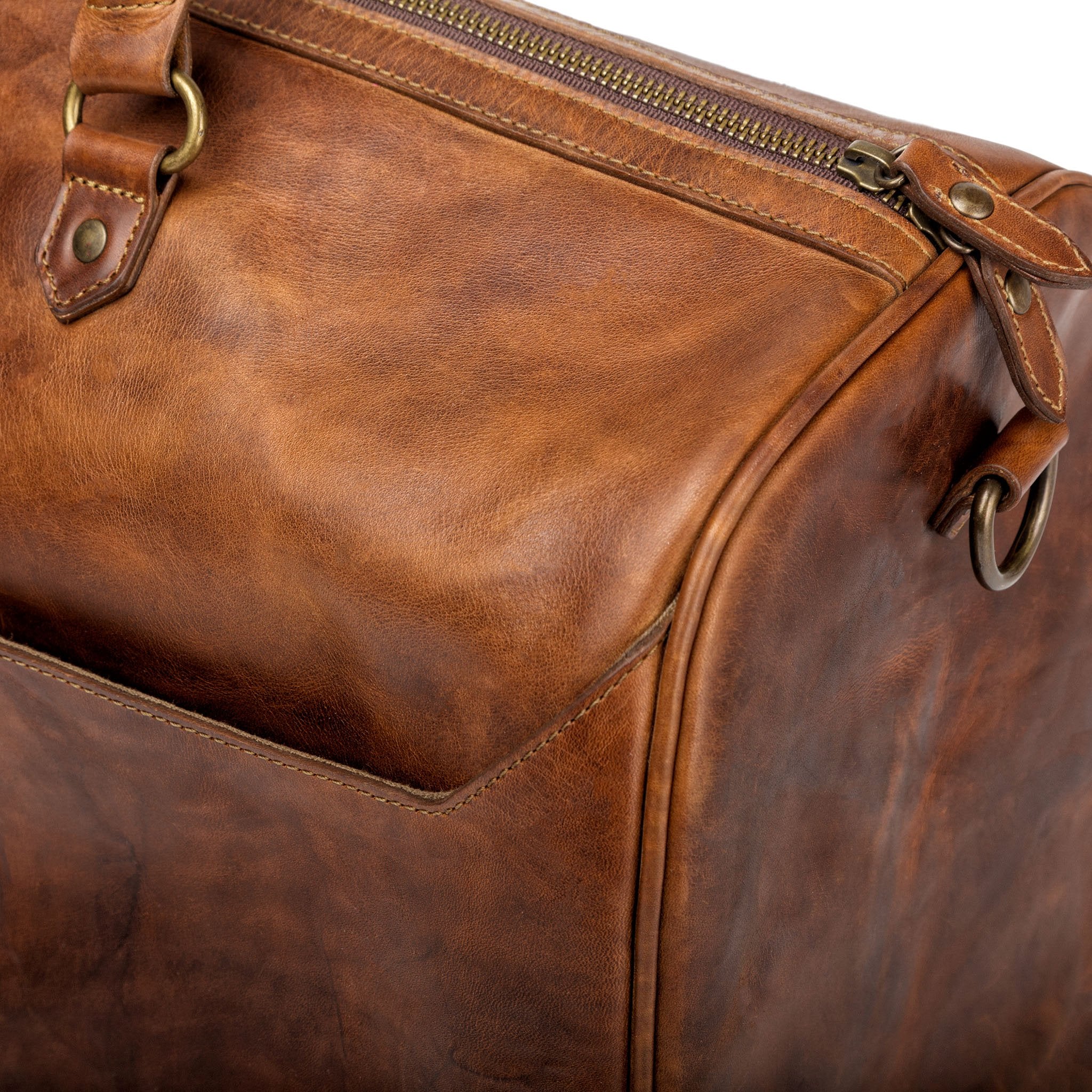 Benjamin Leather Duffle - Image 6