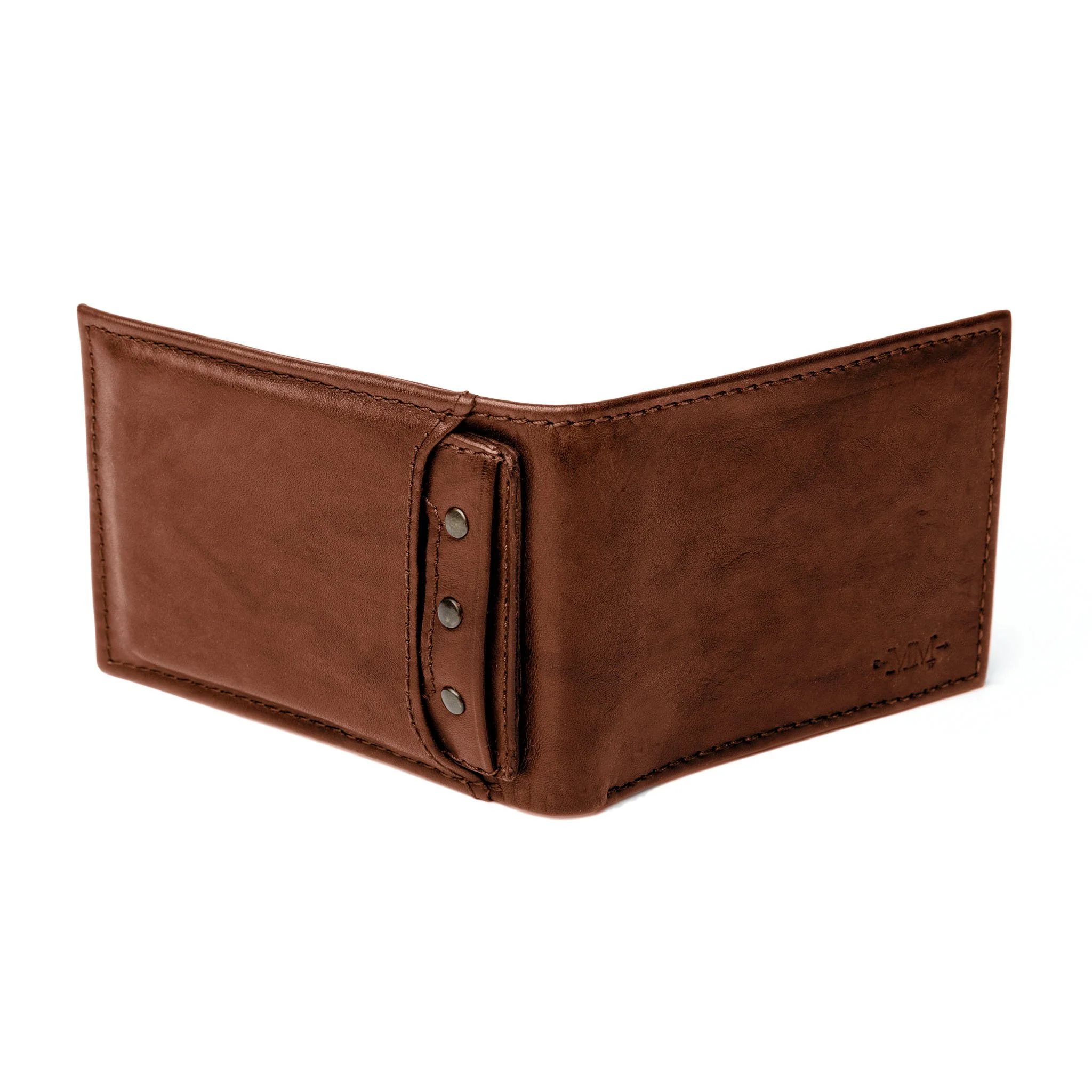 Benjamin Leather Bifold w/Front Pocket Wallet - Image 4