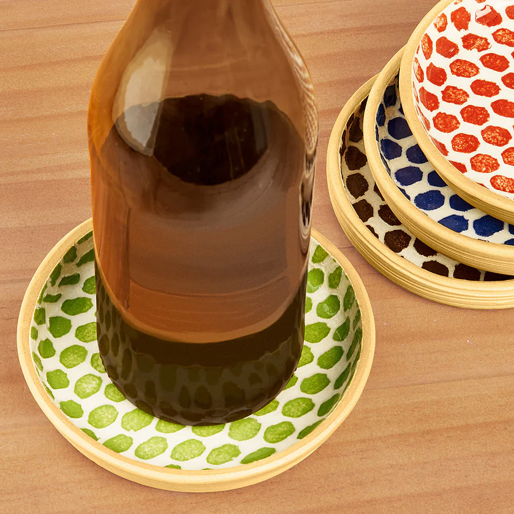 Dot Pattern Wine Coaster - Image 6