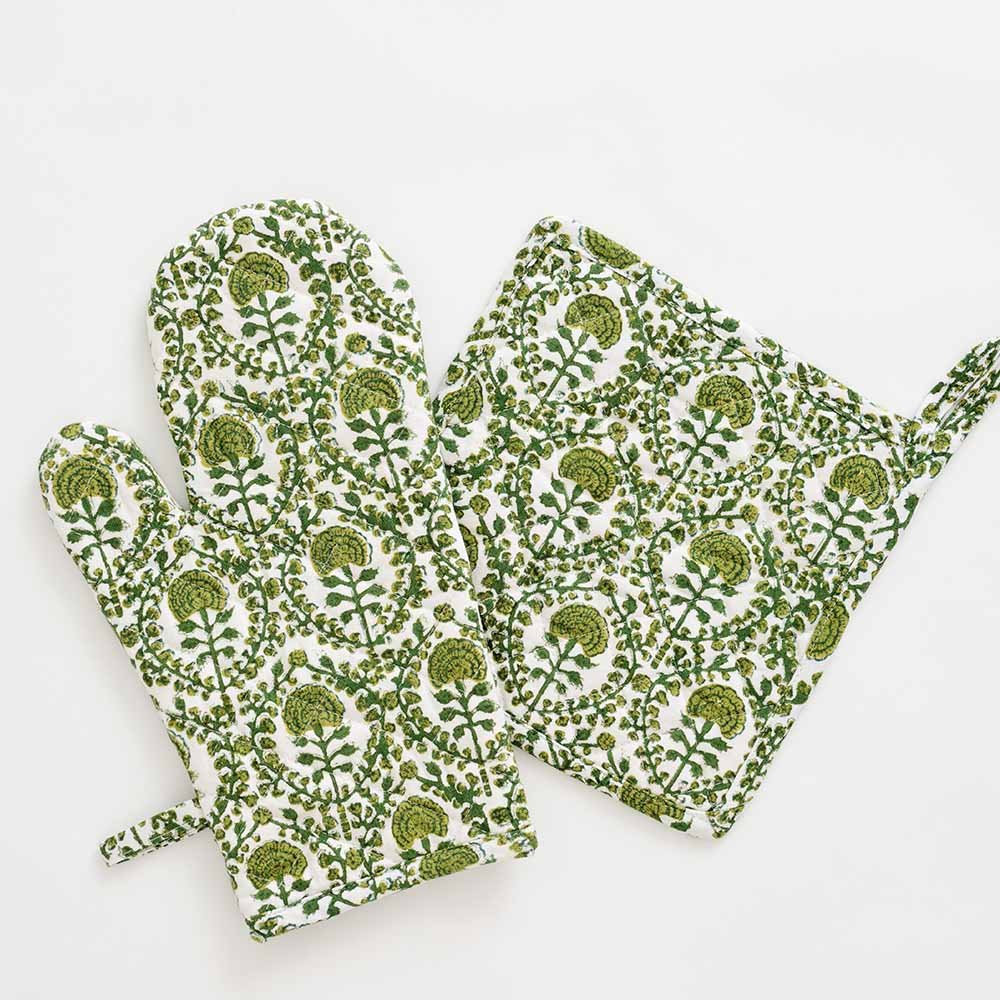 Block Print Oven Mitt Sets - Image 11
