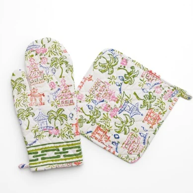 Block Print Oven Mitt Sets - Image 13