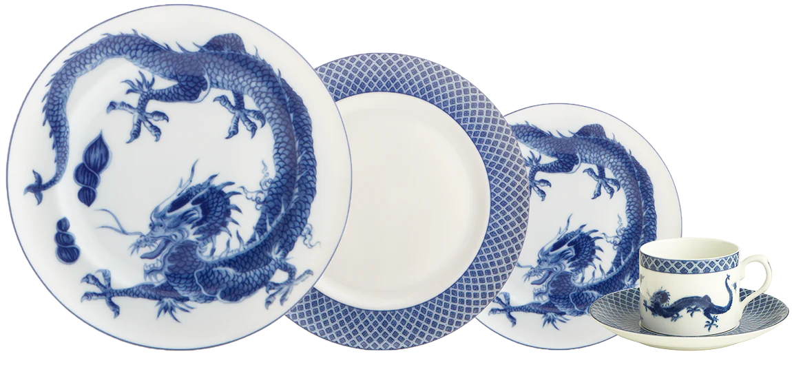 Blue Dragon 5 pc Place Setting