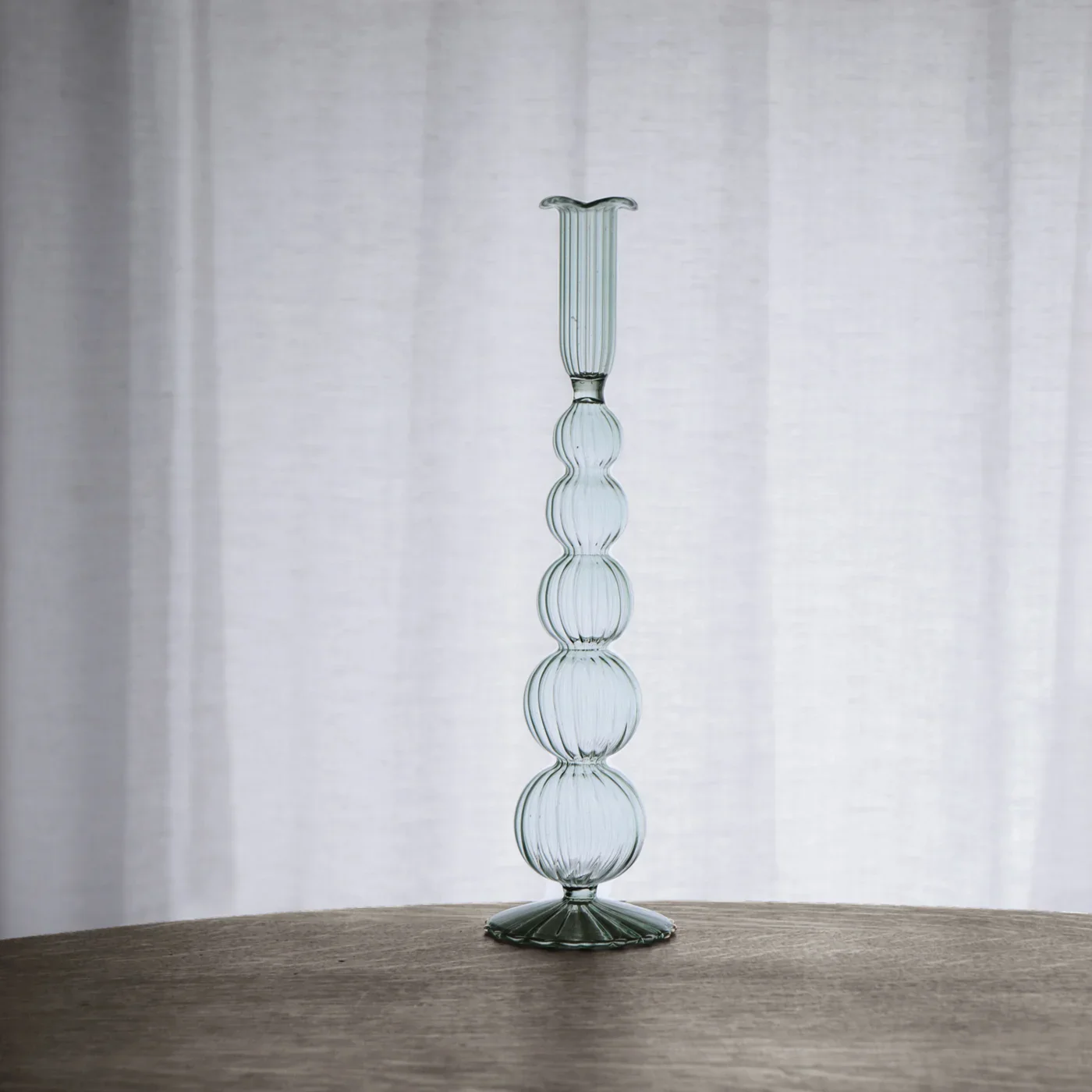 Cambridge Olivia 12" Candlestick Set of 2 Light Green