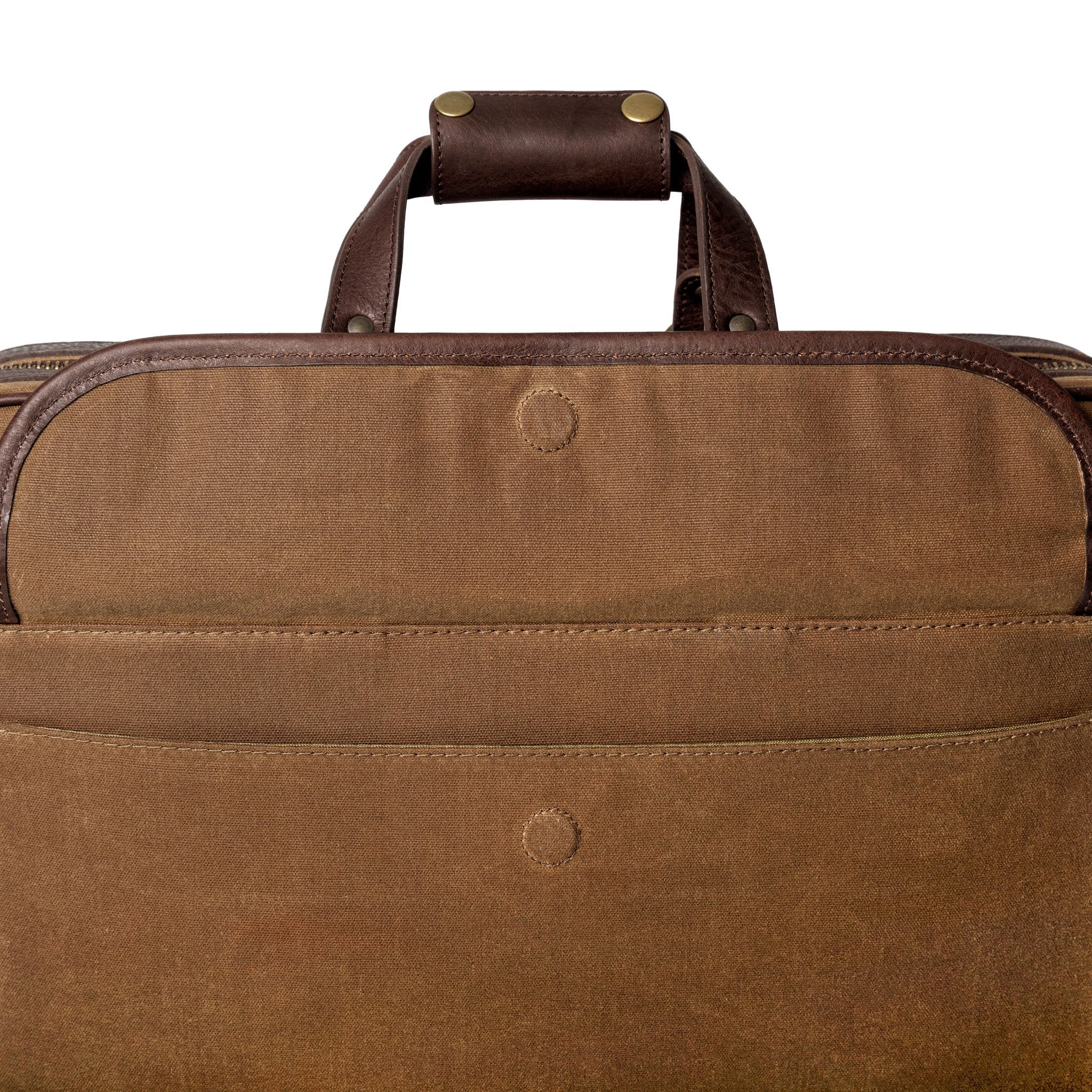 Campaign Waxed Canvas Briefcase - Image 5