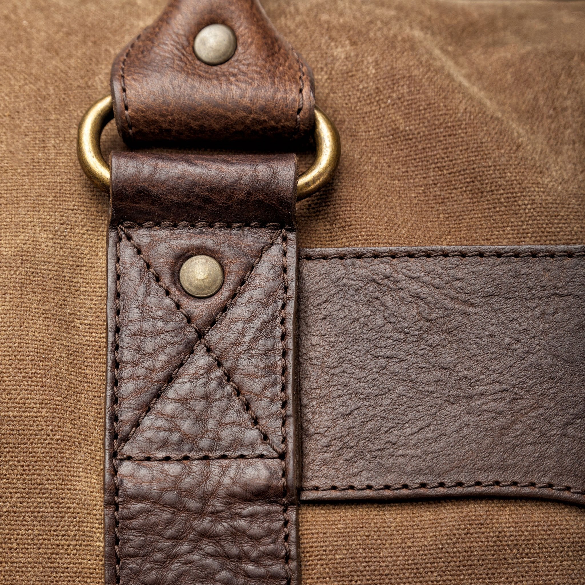 Campaign Waxed Canvas Medium Field Duffle - Image 6
