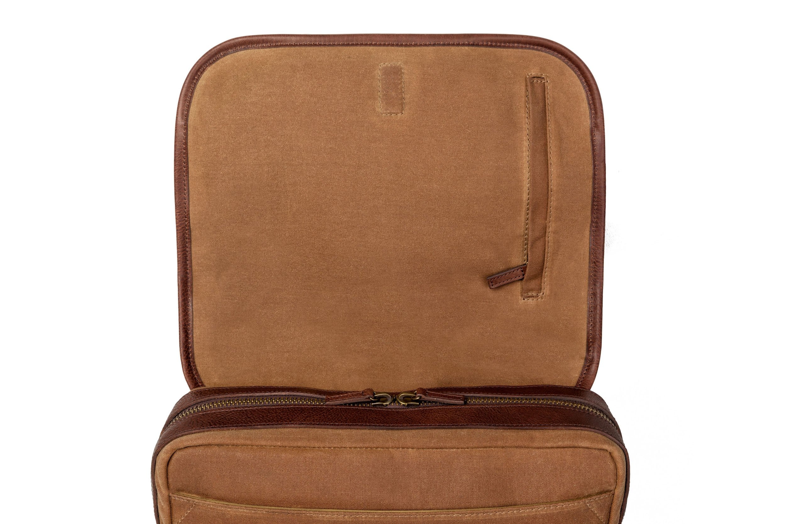 Campaign Waxed Canvas Messenger Bag - Image 6