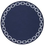 Chains Easy Care Placemats - Set of 4 Round - Image 2