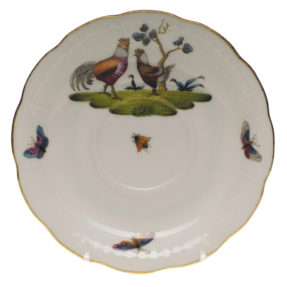 Chanticleer Tea Saucer - Motif 01 6"d - Image 2