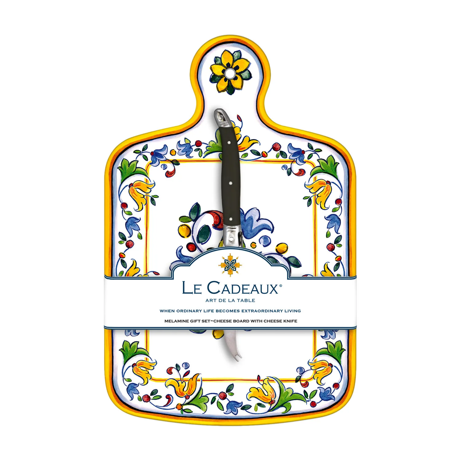 Cheeseboard - Melamine with Laguiole Cheese Knife - Image 4