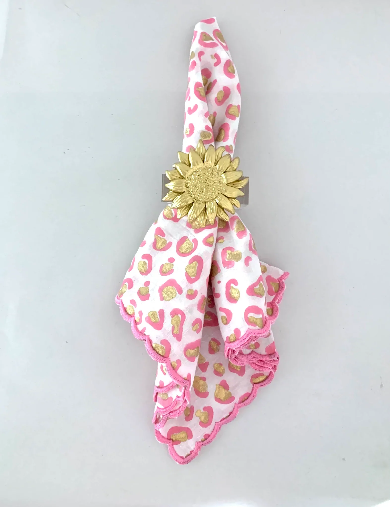 Cheetah Spots Pink Cocktail Napkins - set of 6 - Image 2