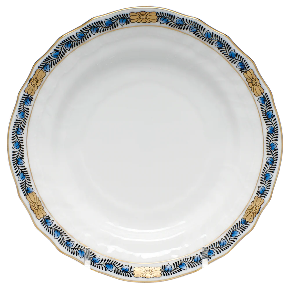 Chin Bqt Garl Blk Saphhire Bread And Butter Plate 6"d - Black Sapphire