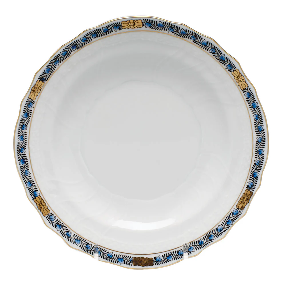 Chinese Bouquet Garland Sapphire Salad Plate - Image 2