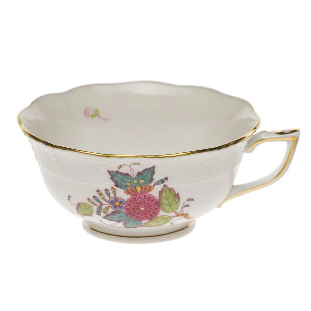 Chinese Bouquet Multicolor Tea Cup  (8 Oz) - Image 2