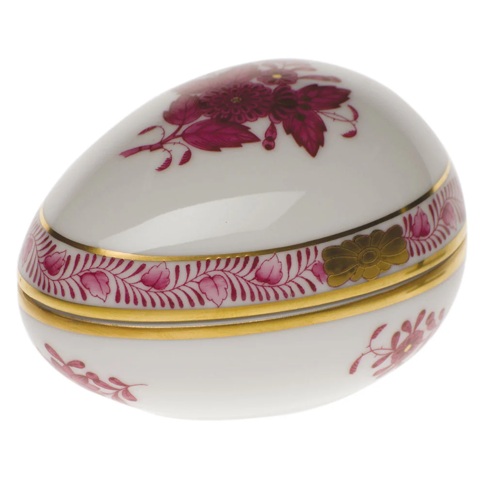 Chinese Bouquet Raspberry Egg Bonbon  3"l X 3"h