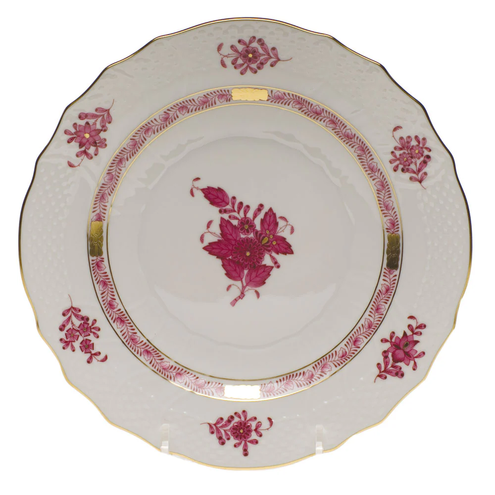 Chinese Bouquet Raspberry Salad Plate  7.5"d - Image 2