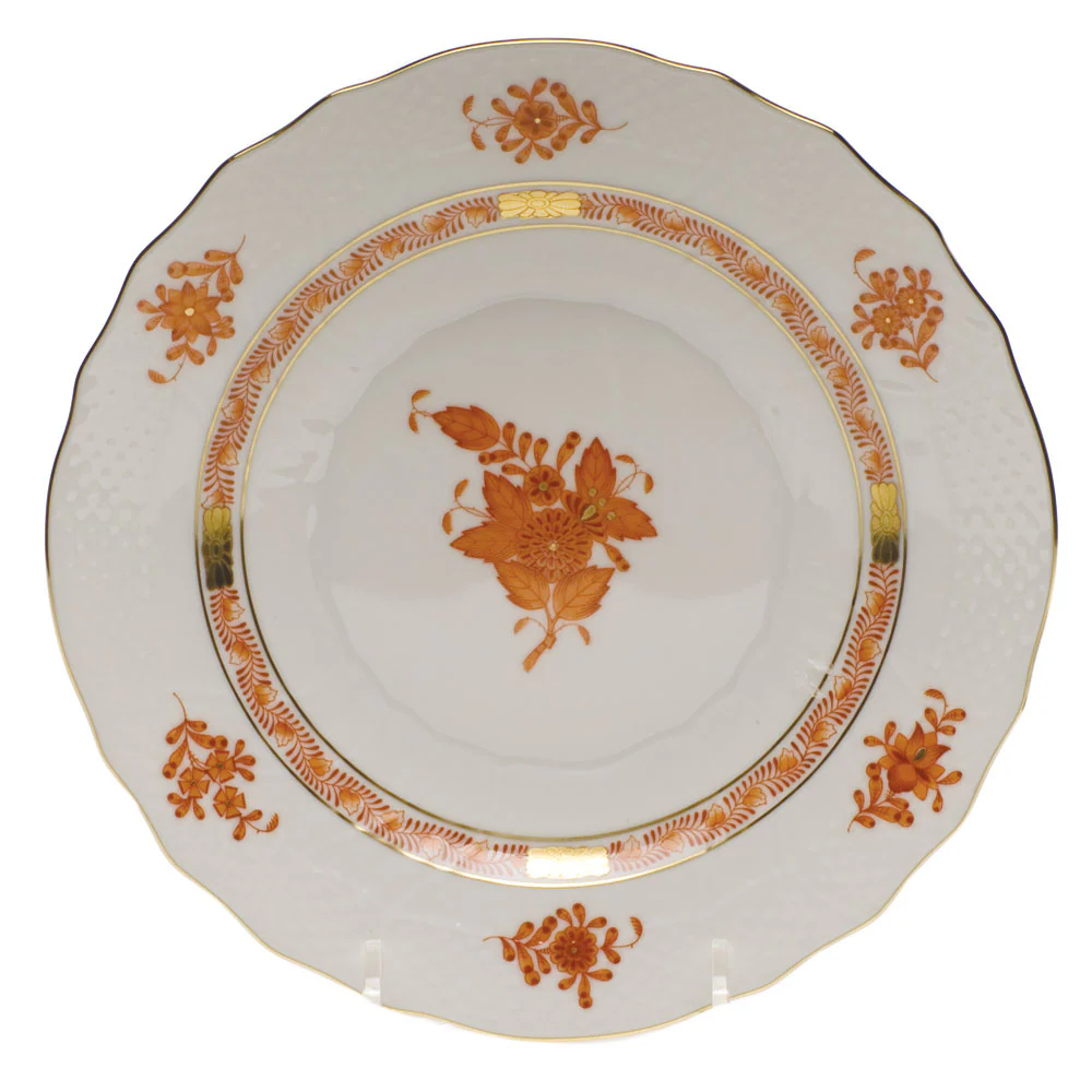 Chinese Bouquet Rust Salad Plate - Image 2