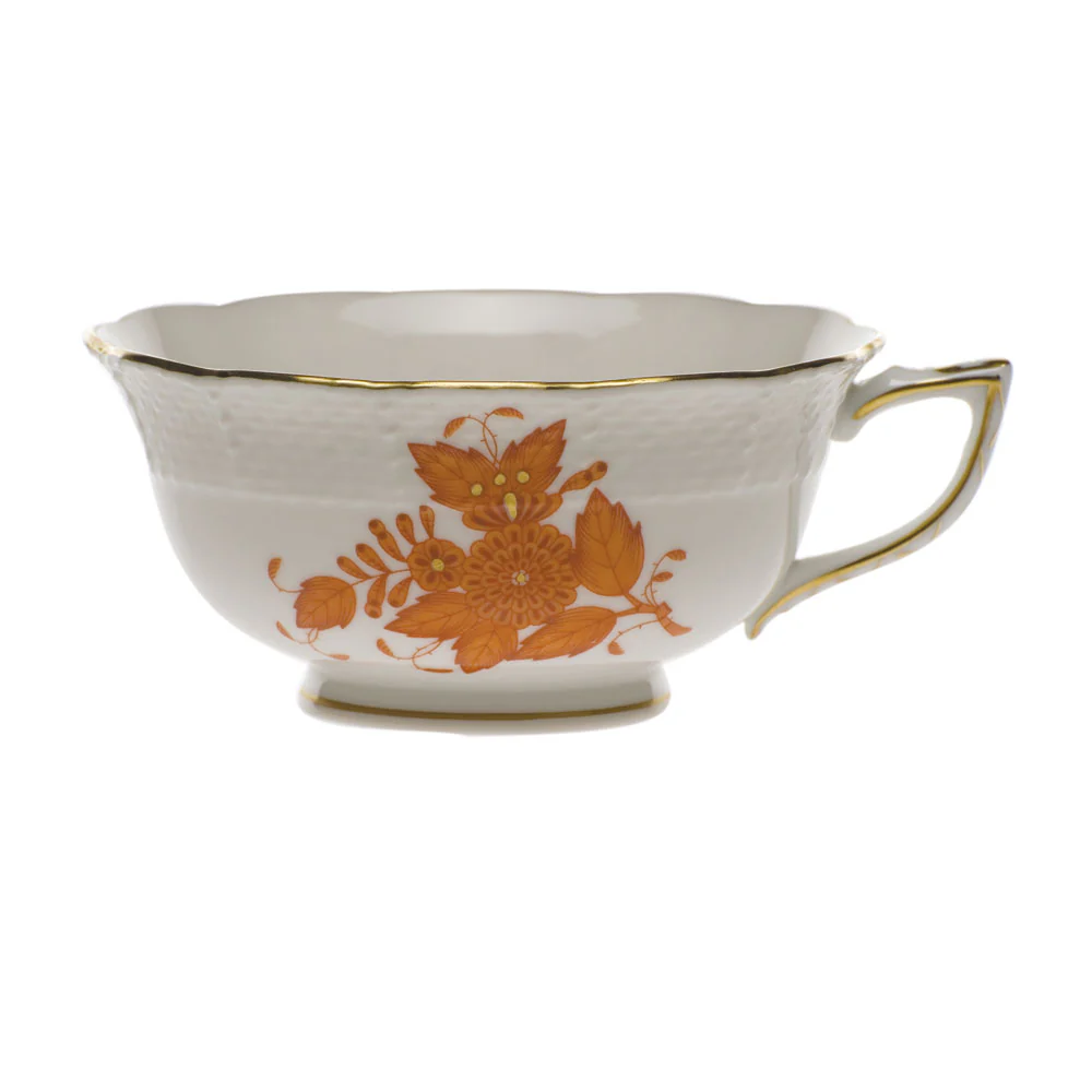 Chinese Bouquet Rust Tea Cup  (8 Oz) - Image 2