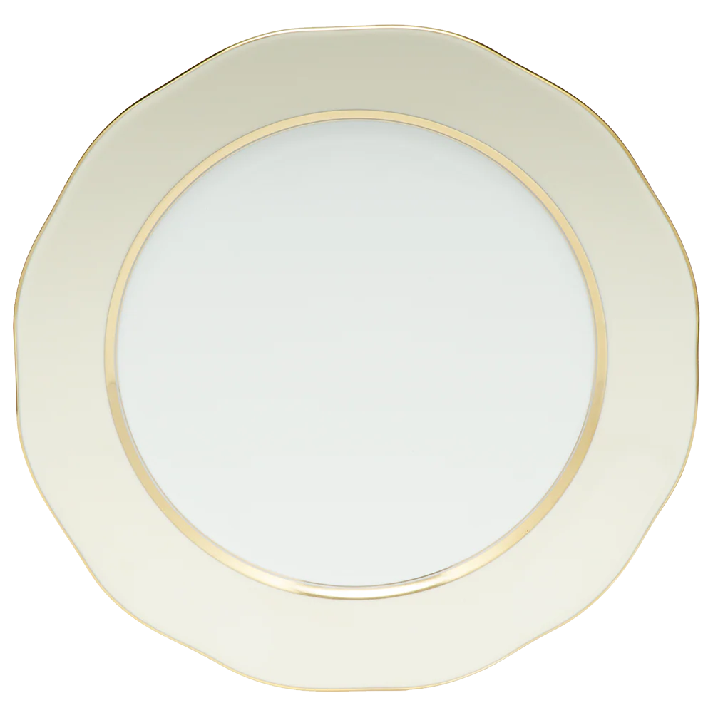 Silk Ribbon Beige Band Charger 12"d - Beige