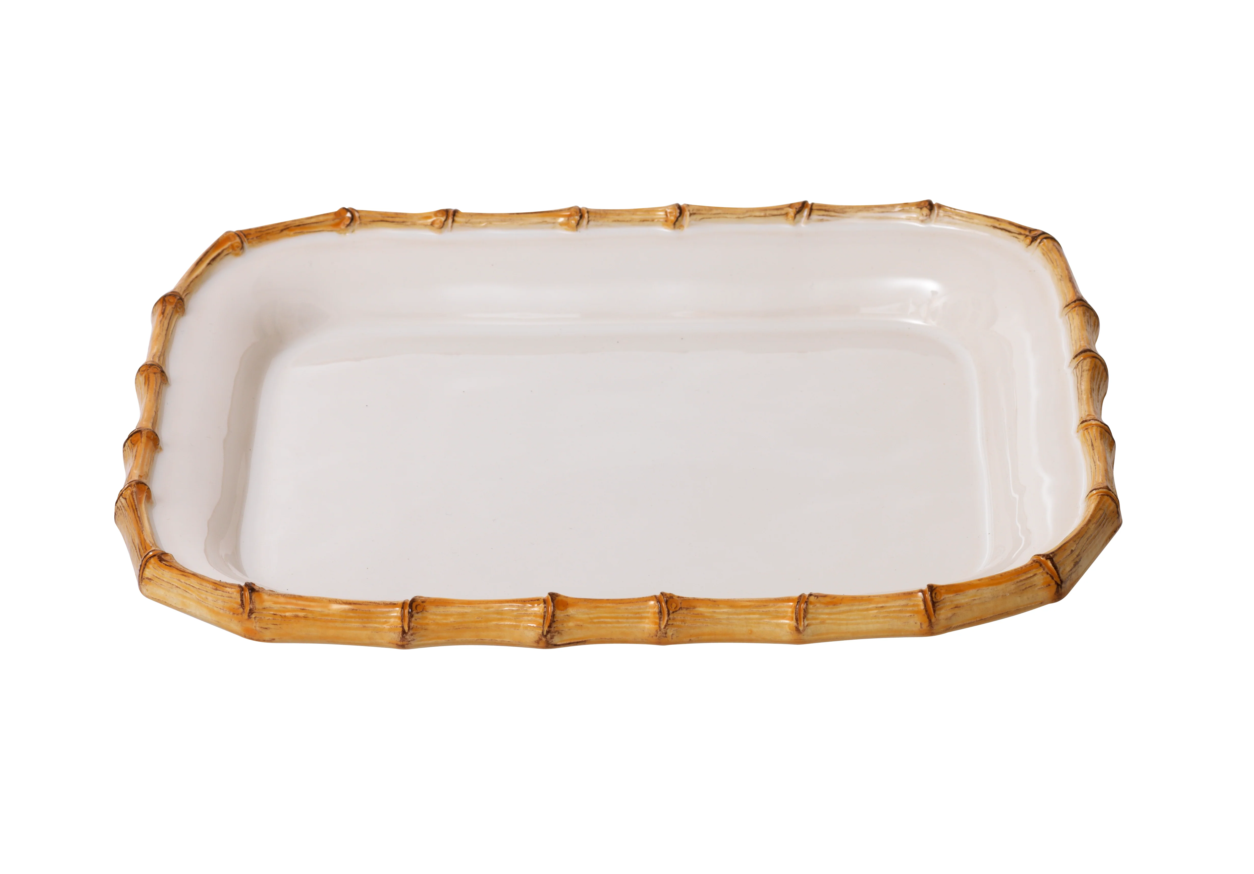 Classic Bamboo Natural 12" Rectangular Platter