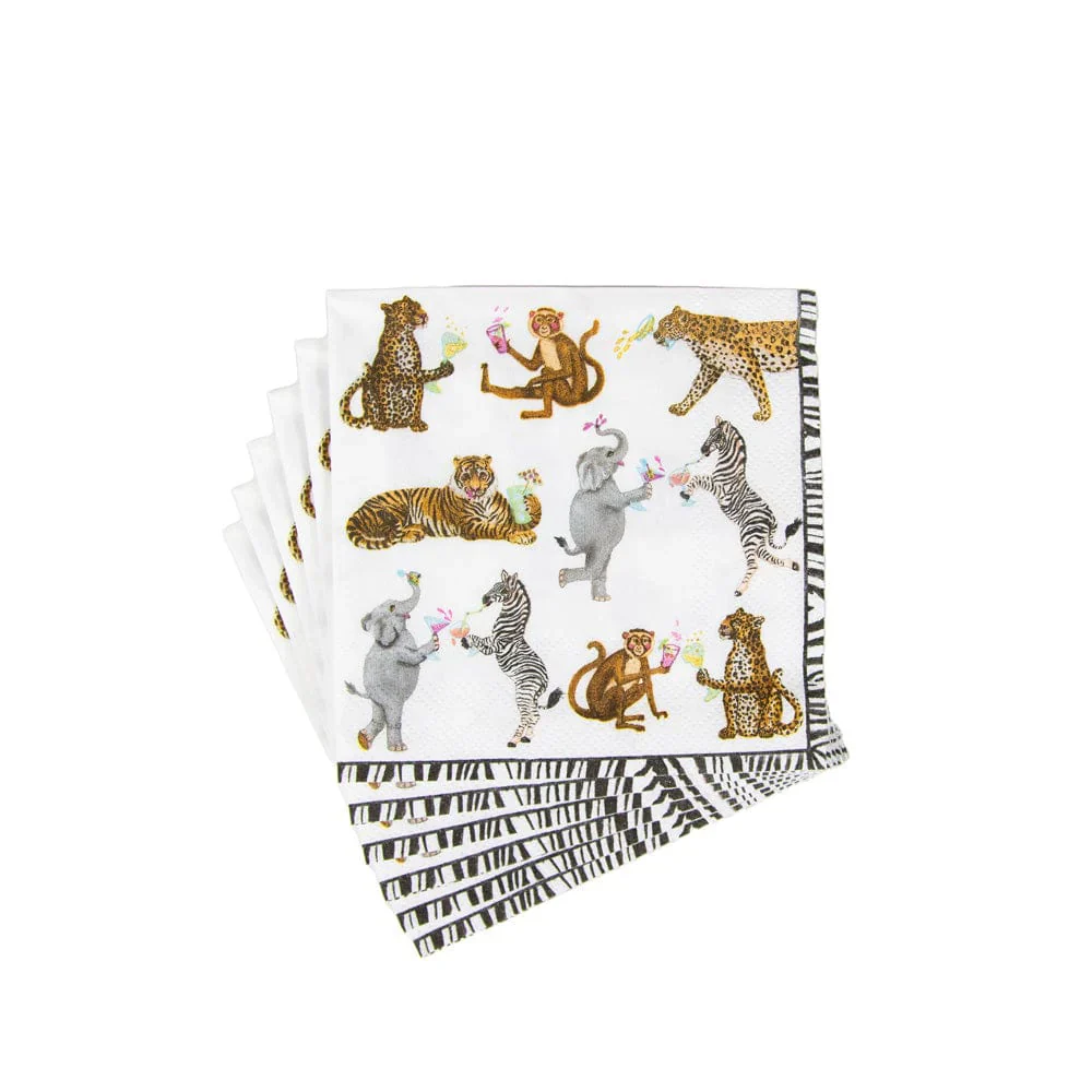 Cocktails Gone Wild Cocktail Napkins - Image 2