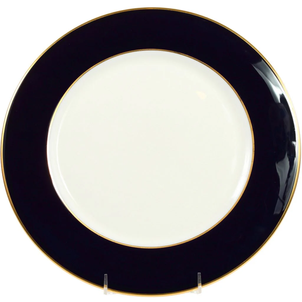 Colorsheen Navy Gold Ultra-White Charger