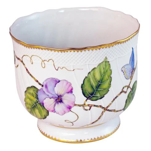 Anna Weatherley Pansy Cachepot