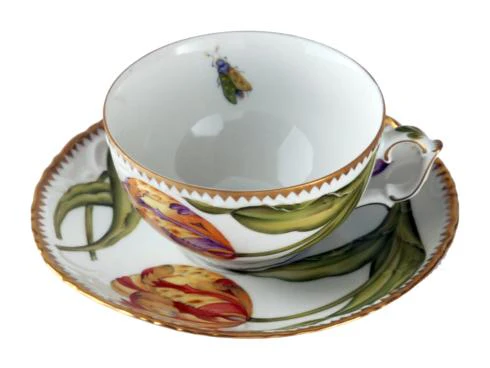 Anna Weatherley Pannonian Garden Double Tulips Cup & Saucer