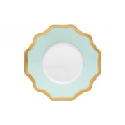 Anna's Palette Tea Saucer - Aqua Green