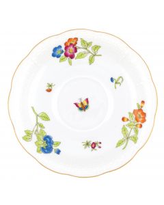 Antique Iris Tea Saucers