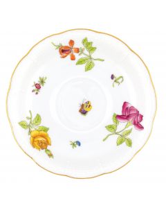 Antique Iris Tea Saucers - Image 2