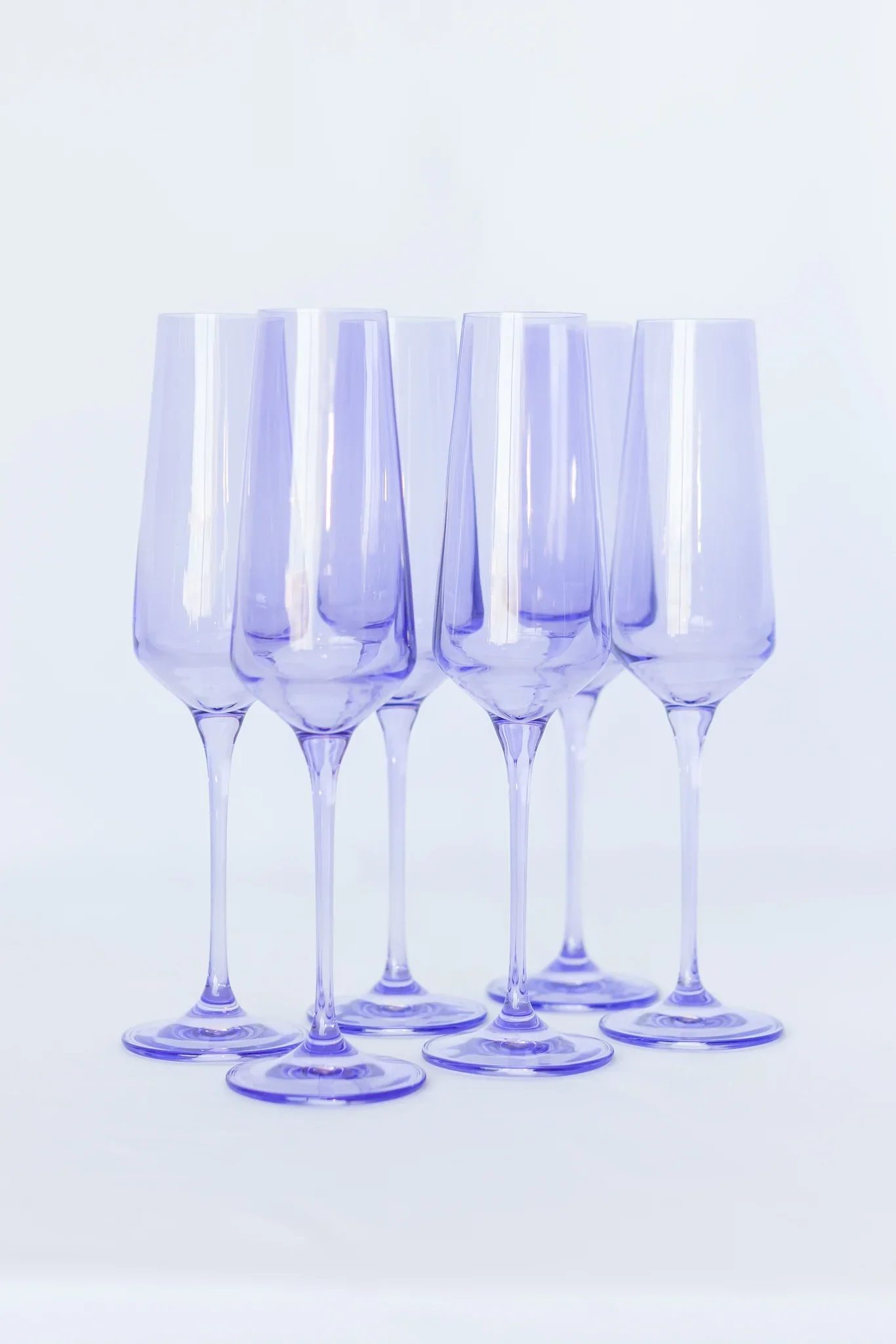 Estelle Colored Champagne Flute - Set of 6 - Image 5
