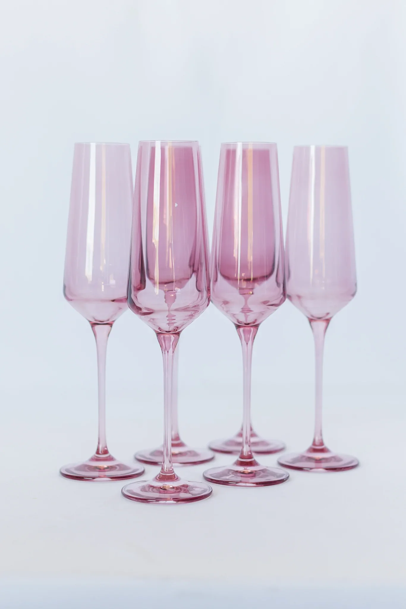 Estelle Colored Champagne Flute - Set of 6 - Image 6