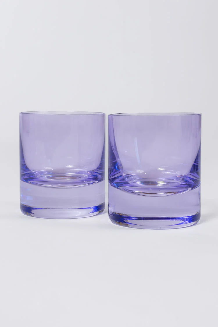 Estelle Colored Rocks Glass - Set of 2 - Image 10