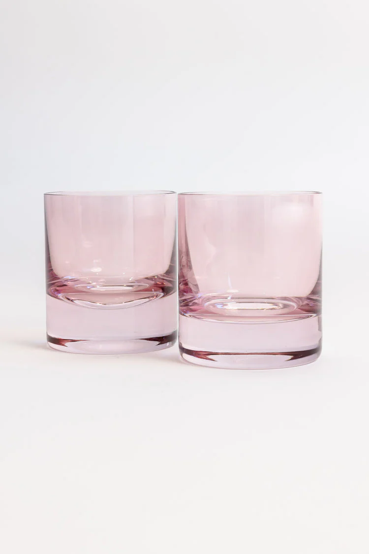 Estelle Colored Rocks Glass - Set of 2 - Image 12