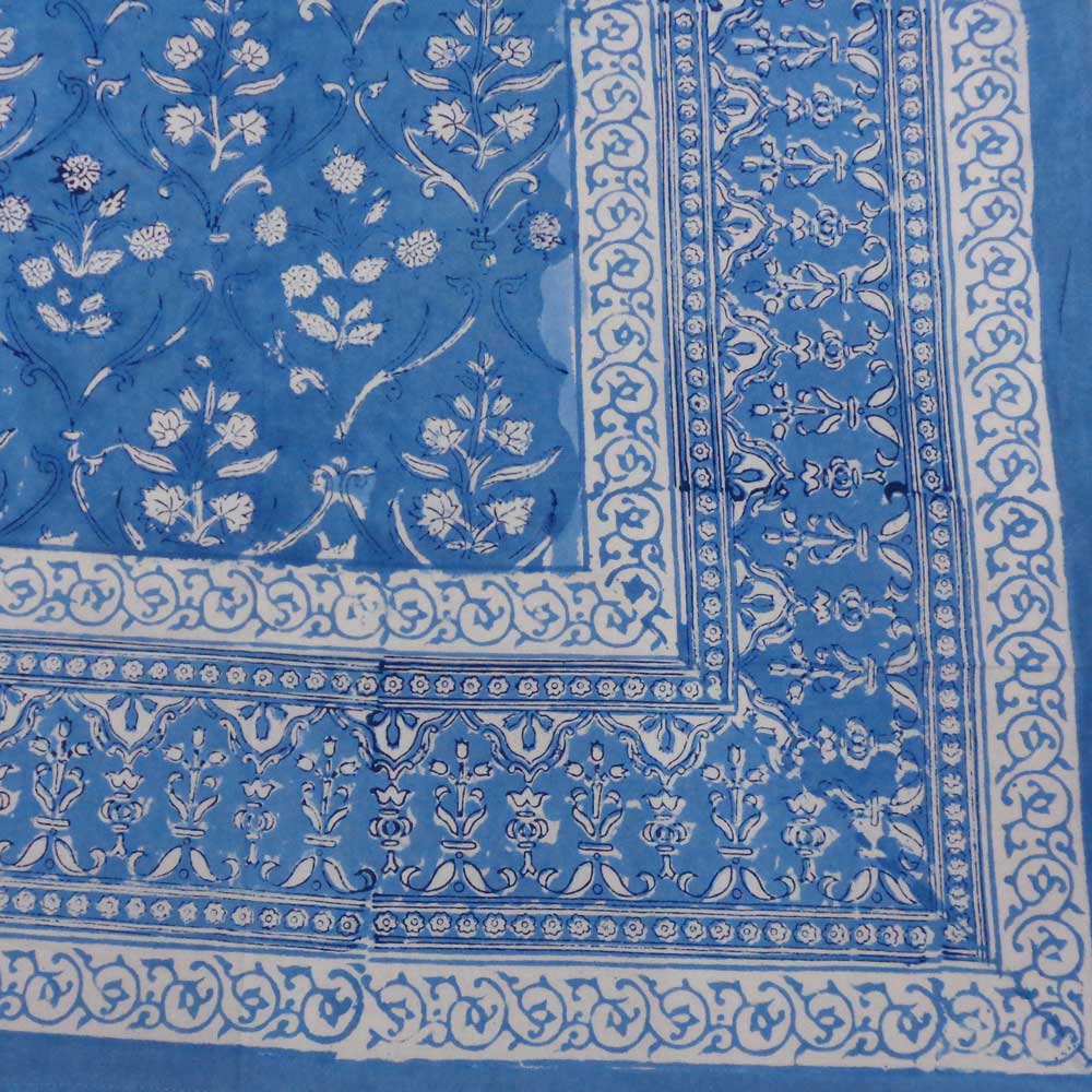 Indian Block Print Tablecloth 150x220cm (4-6 seater) - Image 13