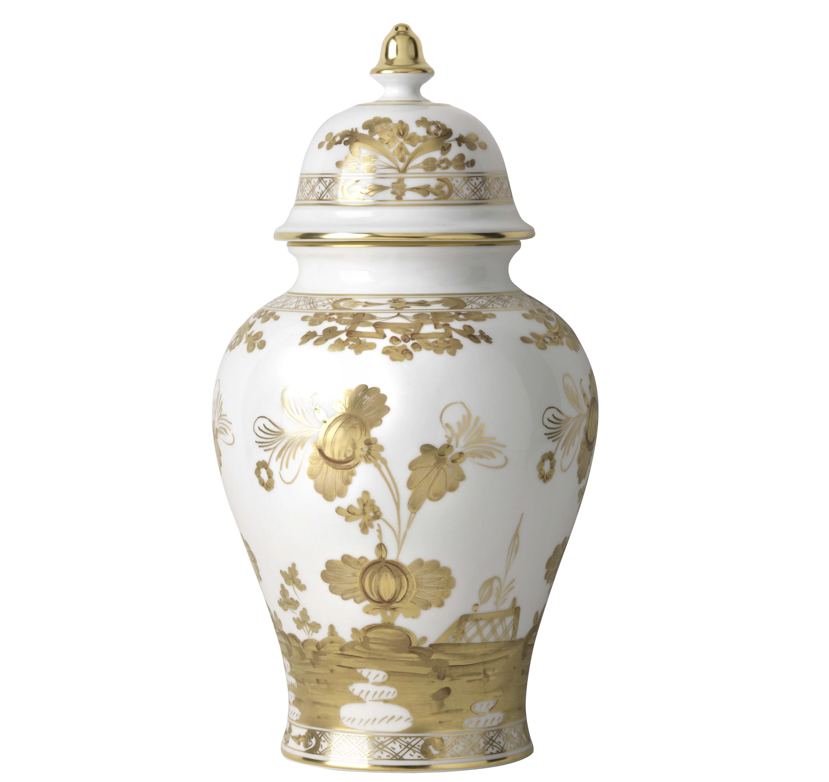 Oriente Italiano Large Potiche Vase with Cover - Image 11