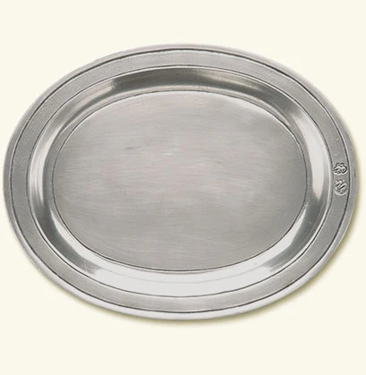 Oval Incised Tray, Extra Small