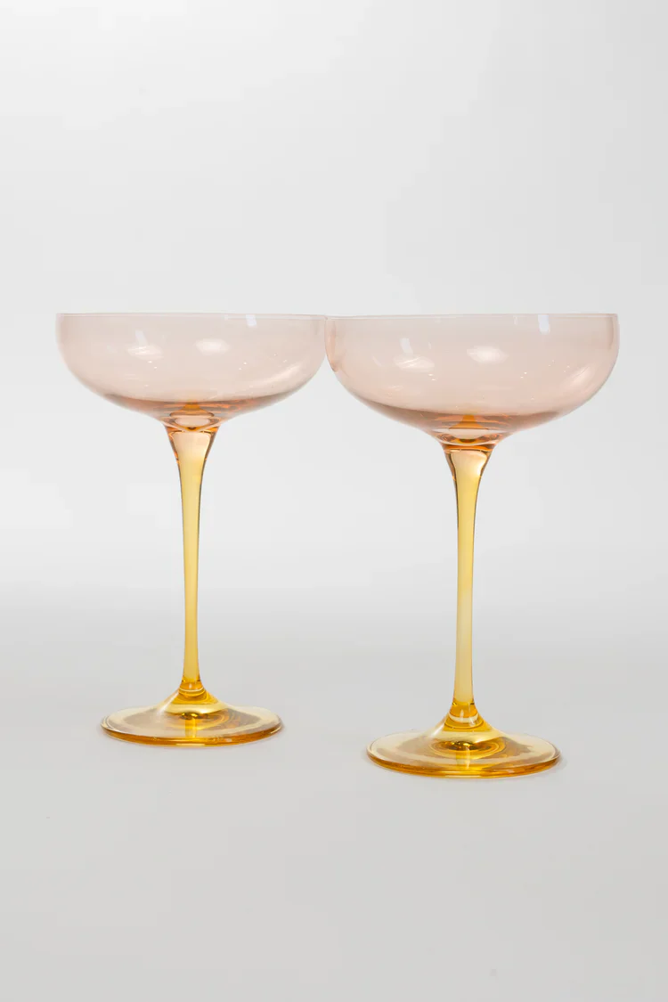 Estelle Colorblock Champagne Coupe Set of 2 - Limited Edition - Image 7