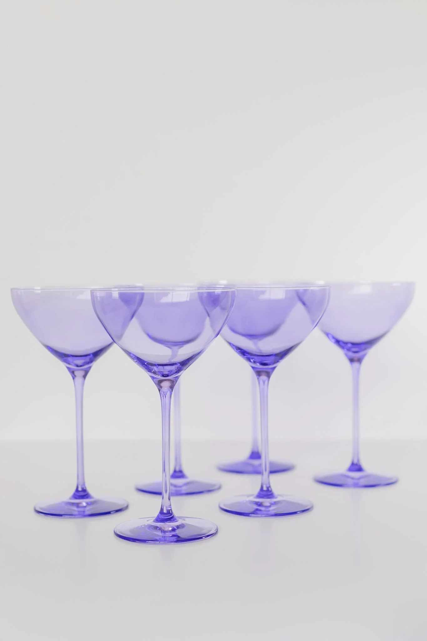 Estelle Colored Martini Glass - Set 6 - Image 4