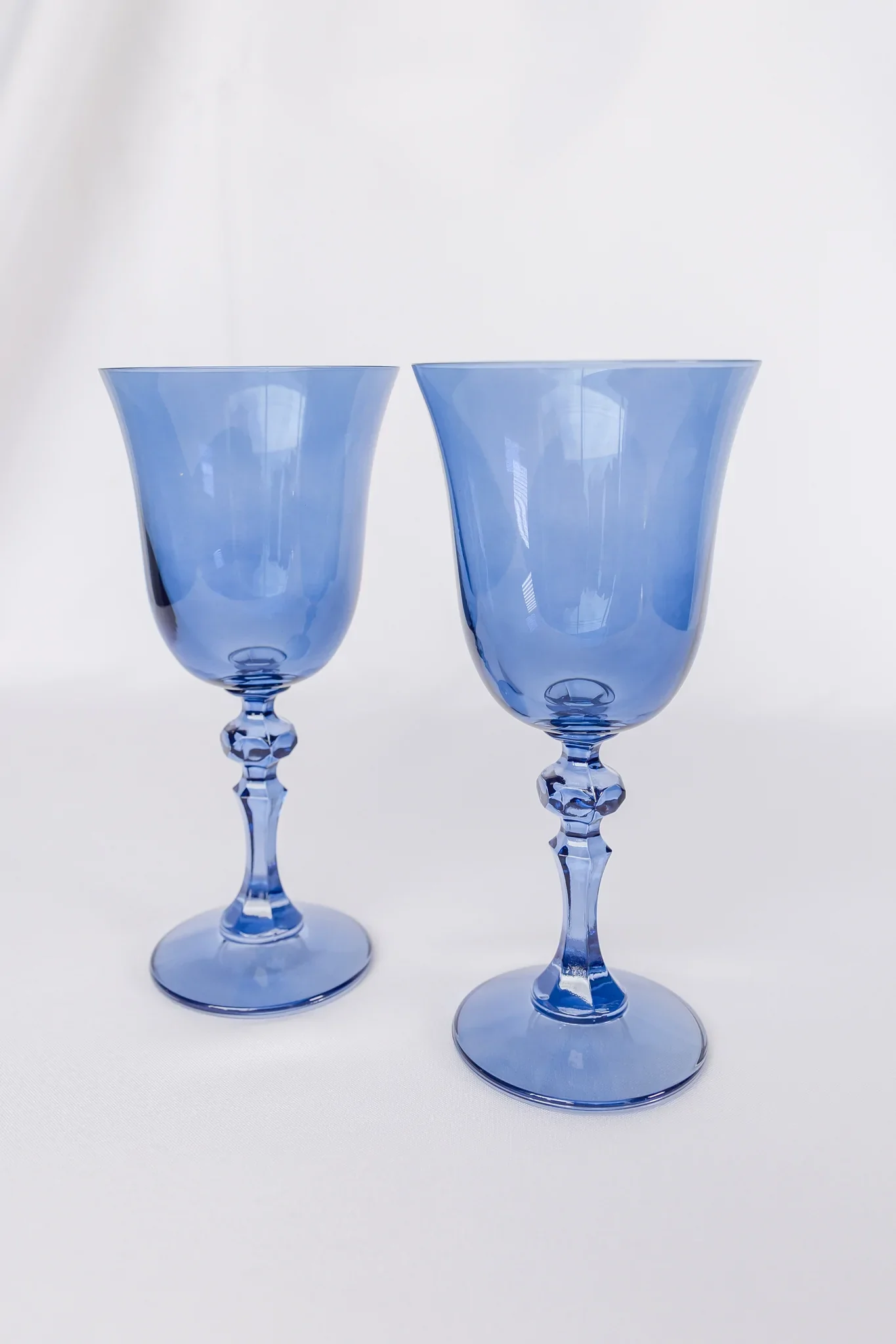 Estelle Colored Regal Goblet Stemware - Set of 2