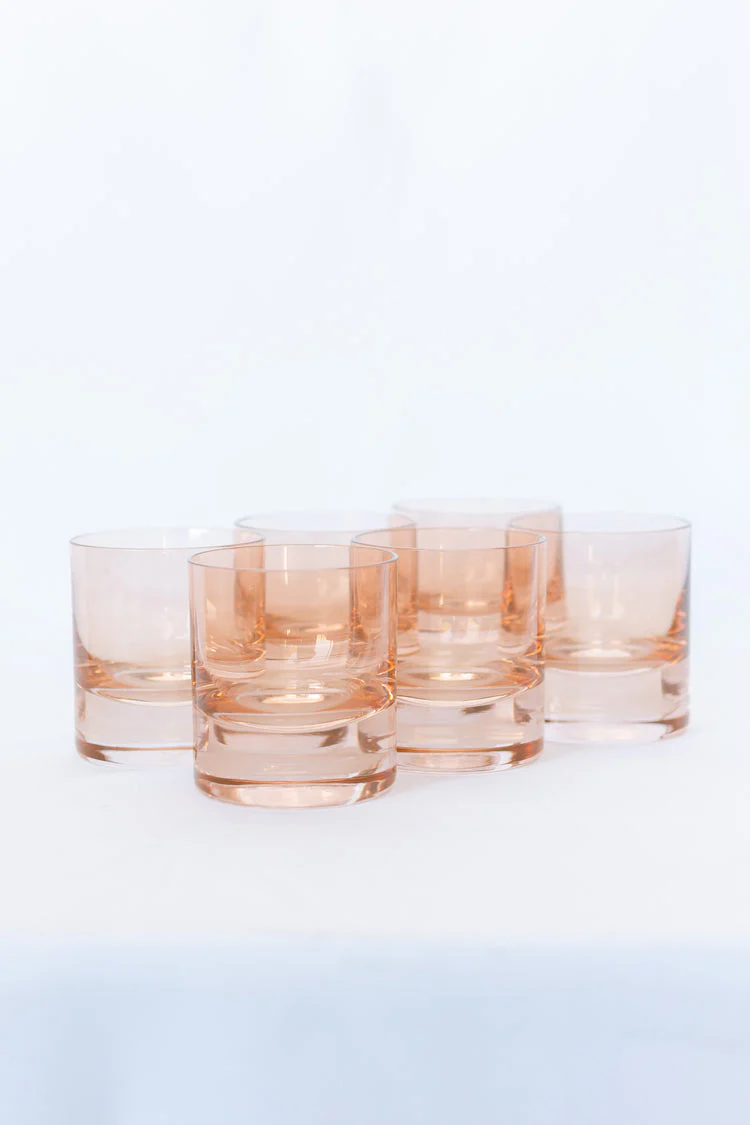 Estelle Colored Rocks Glass - Set of 6 - Image 13