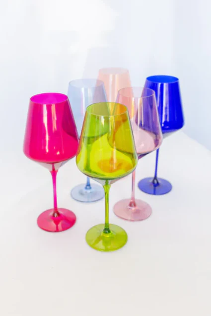 Estelle Colored Wine Stemware - Set of 6 - Image 20