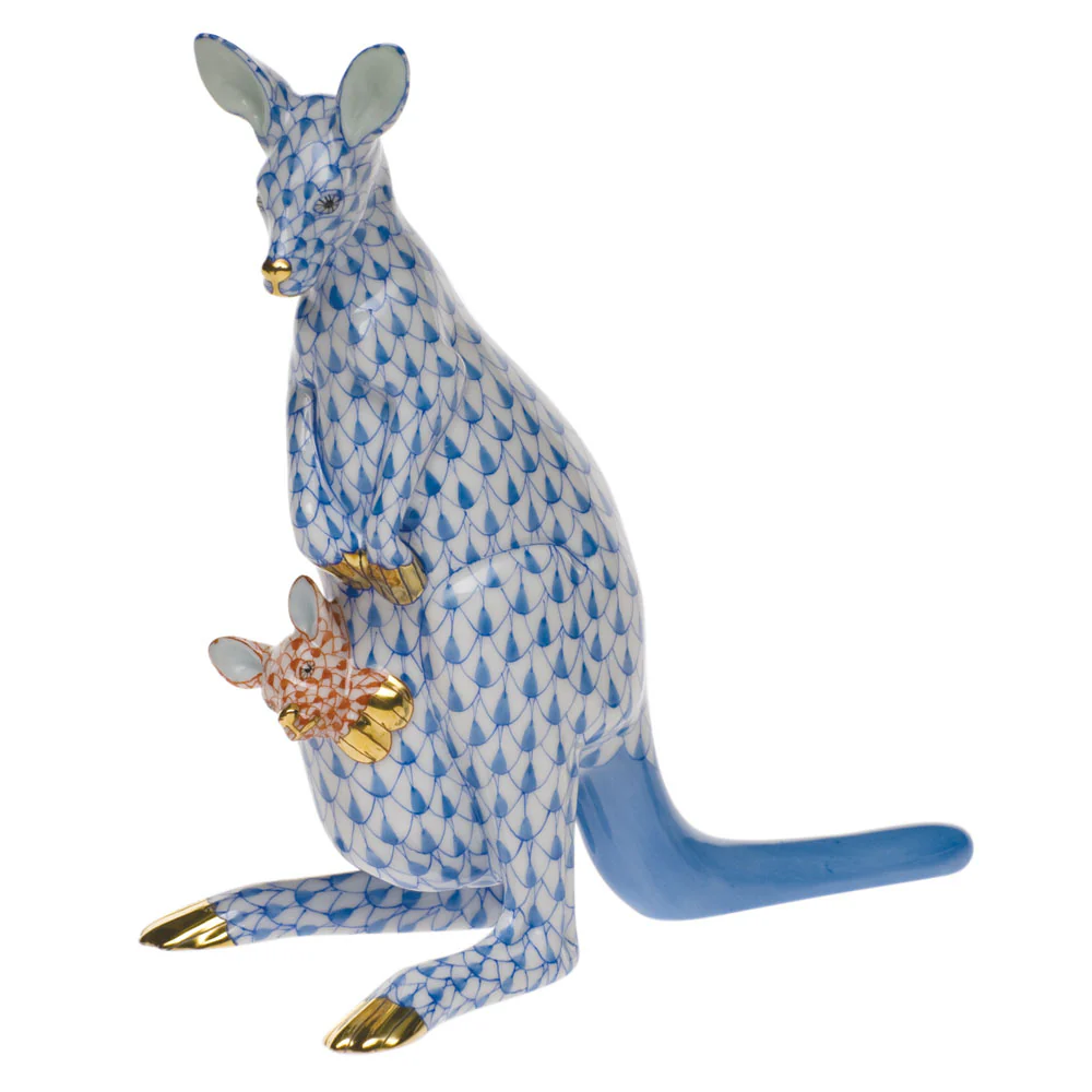 Kangaroo & Baby 5.75"h