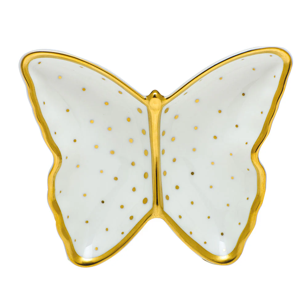 Connect The Dots Butterfly Dish 4.25"l X 1"h