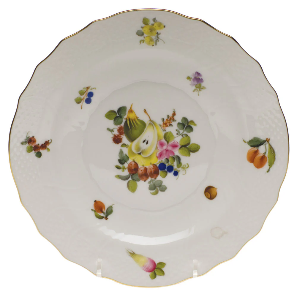 Fruits & Flowers Salad Plate  7.5"d - Image 2