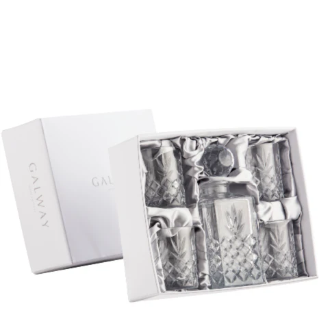 Galway Irish Crystal 5-piece Whiskey Set