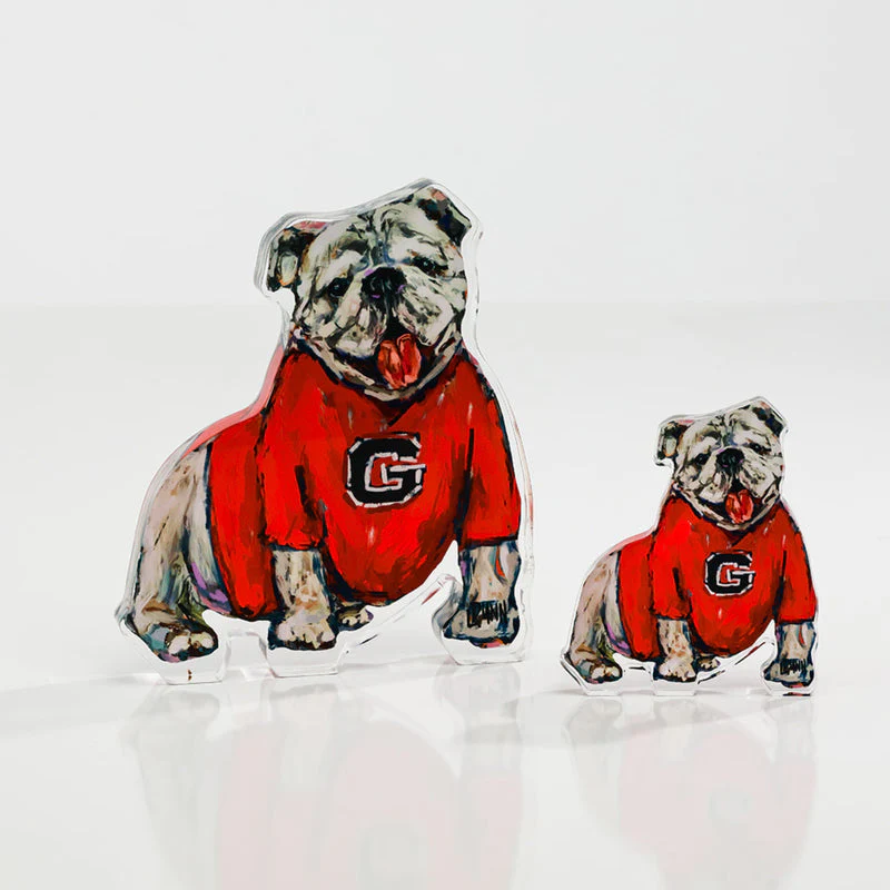 Georgia “G” Acrylic Gameday Bulldog - Image 2